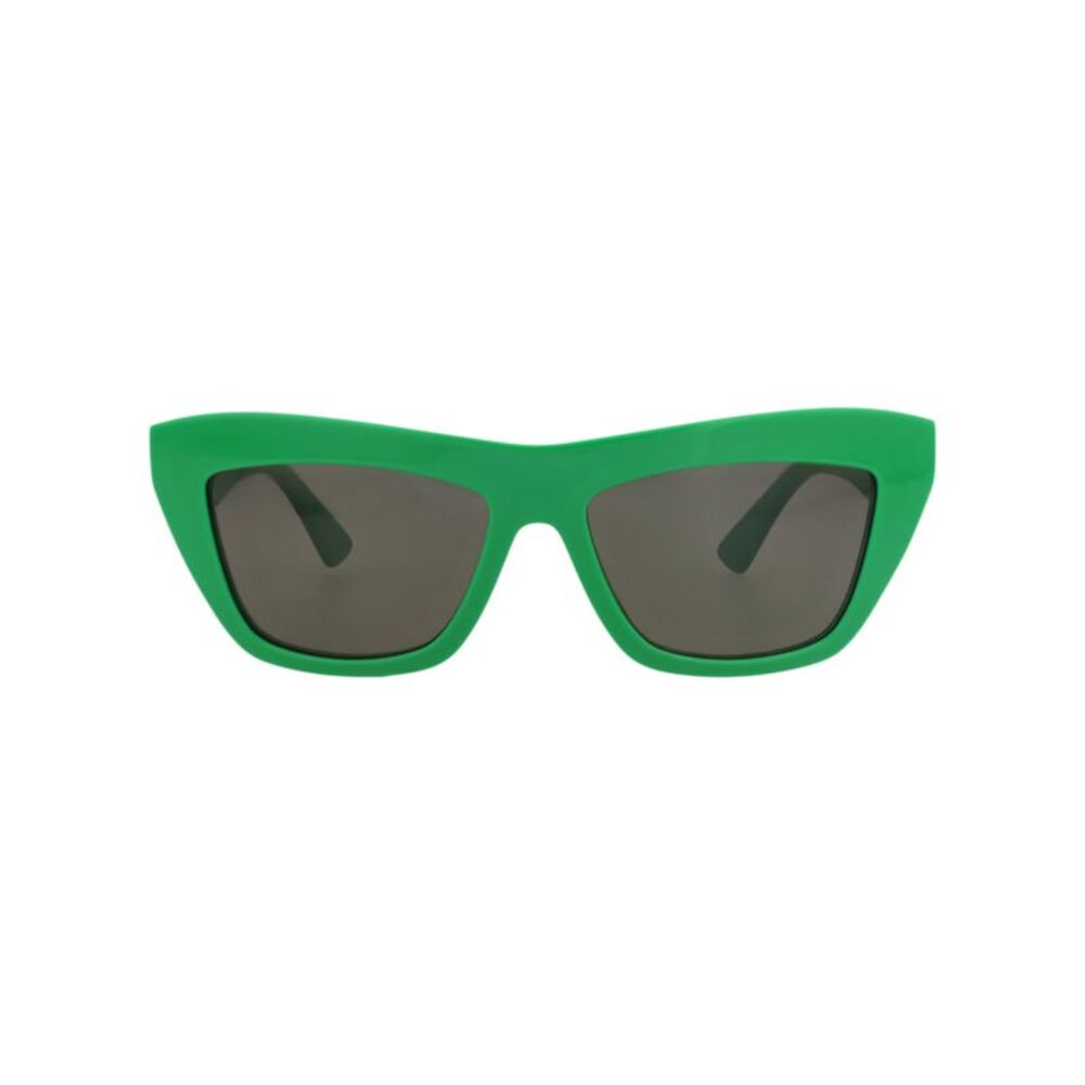 Bottega Veneta Cat Eye-Frame Acetate Sunglasses Green Unisex-Adult